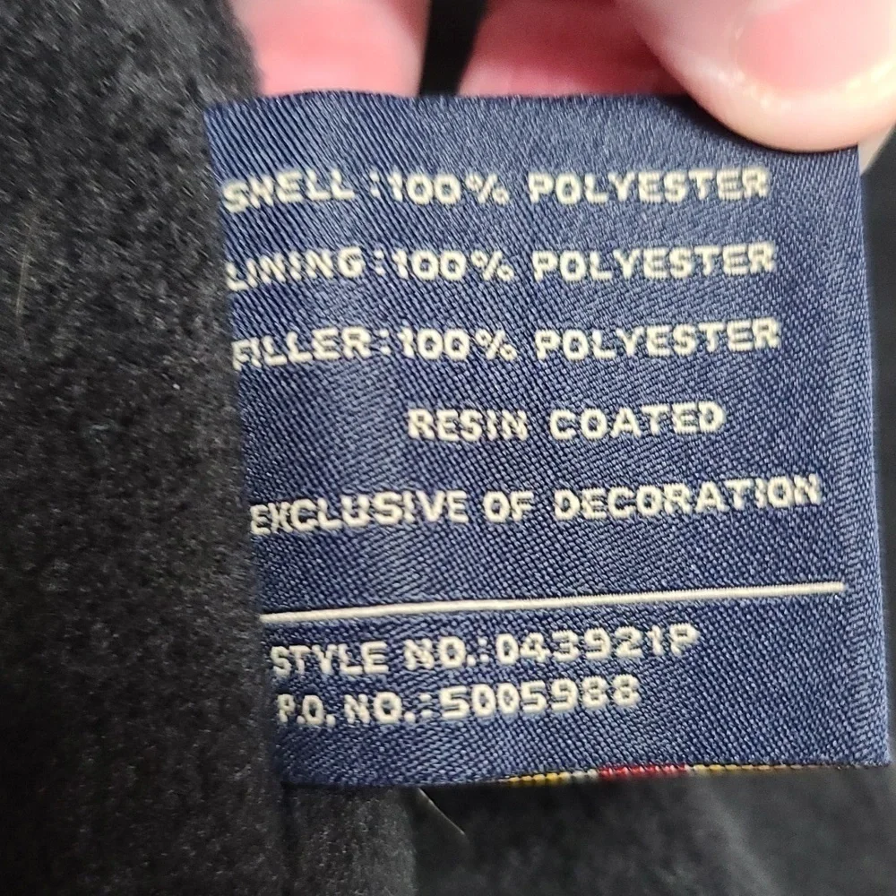 Docker Mens Jacket Coat Gray  W/Black Fleece Lining Zips Water Resistant XXL EUC